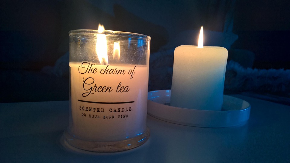 beach candles scented